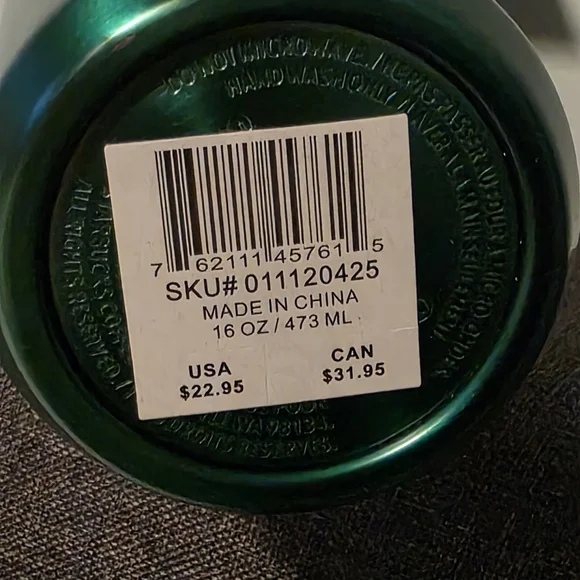 Starbucks 50th Anniversary Stainless Steel Etched Siren Tumbler - Picture 7 of 11